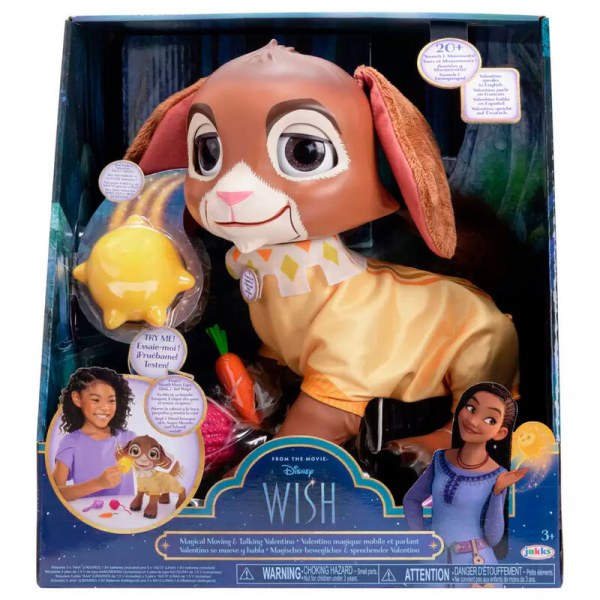 Muñeca Valentino & Star con sonido de 38 cm - Disney Wish