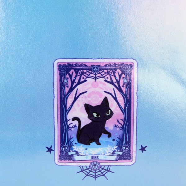 Mini Mochila iridiscente con diseño de la carta del tarot de Abracadabra Binx - DISNEY LOUNGEFLY
