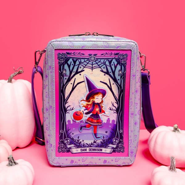 Bolso Bandolera iridiscente cartas del tarot de Abracadabra - DISNEY LOUNGEFLY