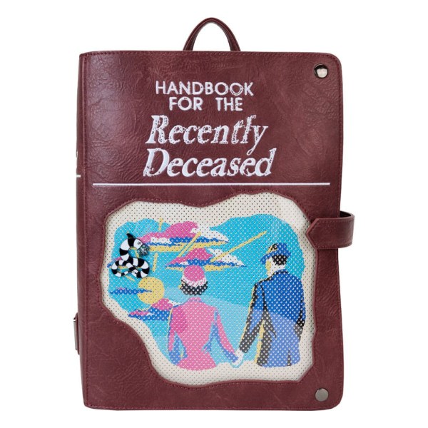 Mini mochilas "Handbook for the recently Deceased Pin Trader" - Beetlejuice Loungefly
