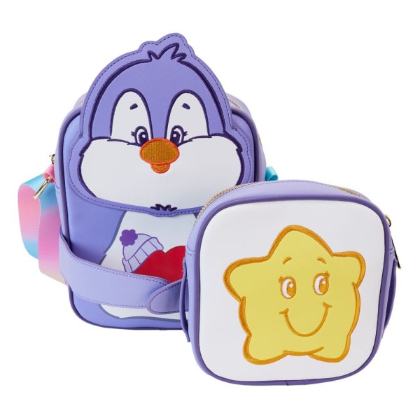 Bolso de hombro Cousins ​​Cozy Heart Penguin Crossbuddies - Loungefly Care Bears