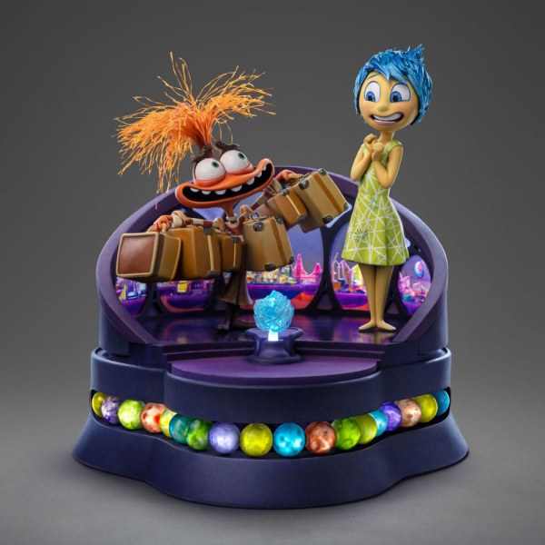 Estatuilla Inside Out 2 1 10 Art Scale Alegría y Ansiedad 26 cm - Disney Pixar