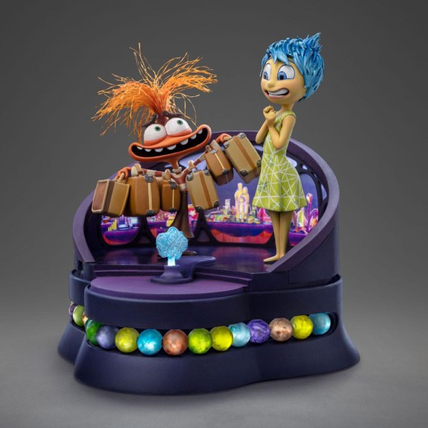 Estatuilla Inside Out 2 1 10 Art Scale Alegría y Ansiedad 26 cm - Disney Pixar