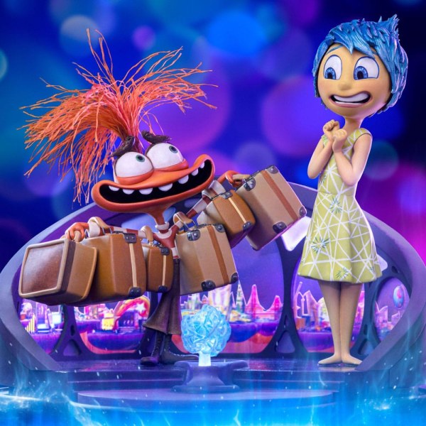 Estatuilla Inside Out 2 1 10 Art Scale Alegría y Ansiedad 26 cm - Disney Pixar
