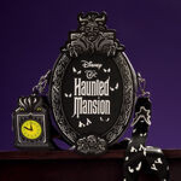bolso bandolera con monedero y placa luminosa The Haunted Mansion - DISNEY LOUNGEFLY