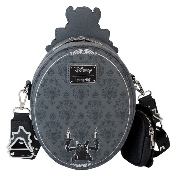 bolso bandolera con monedero y placa luminosa The Haunted Mansion - DISNEY LOUNGEFLY