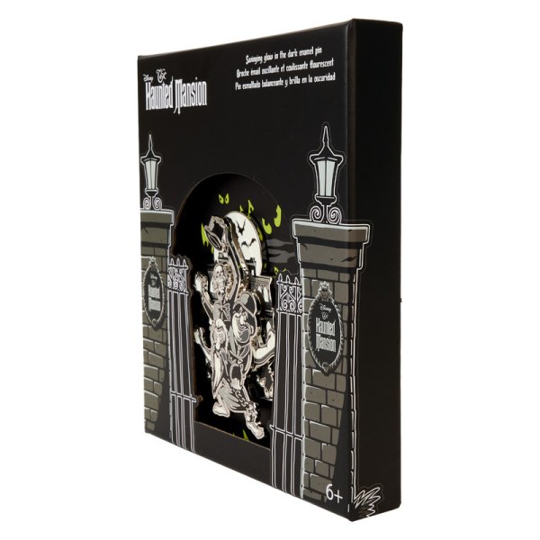 Pin caja de coleccionista con luz fantasmas haciendo autostop de La Mansión Encantada - DISNEY LOUNGEFLY