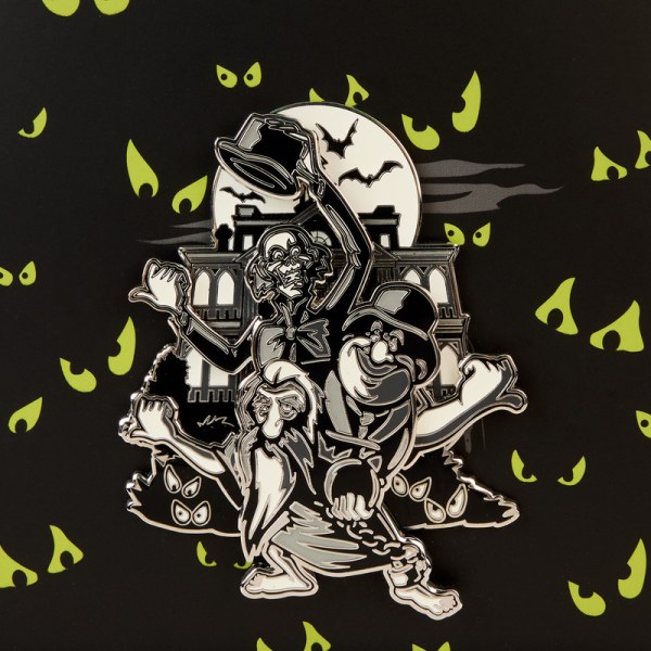 Pin caja de coleccionista con luz fantasmas haciendo autostop de La Mansión Encantada - DISNEY LOUNGEFLY