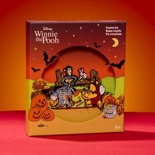 Pin caja de colección Winnie the Pooh y amigos: truco o trato - DISNEY LOUNGEFLY