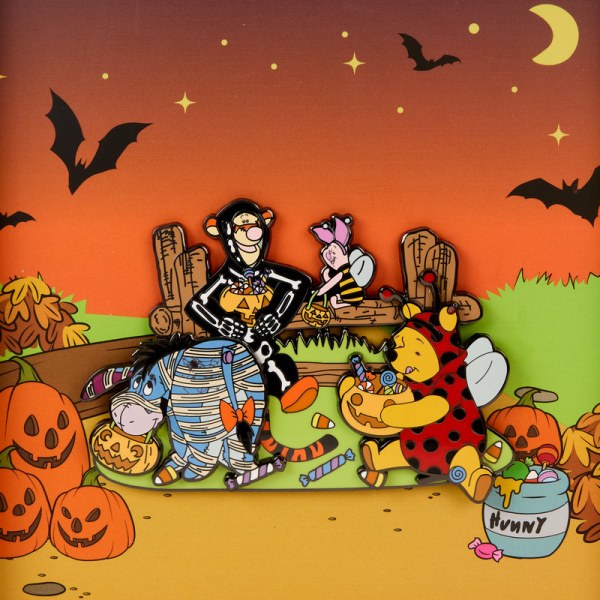 Pin caja de colección Winnie the Pooh y amigos: truco o trato - DISNEY LOUNGEFLY