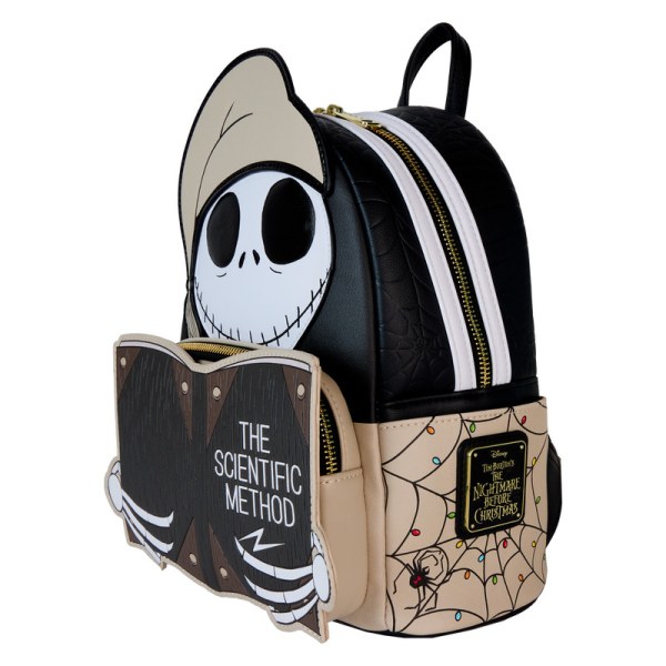 mini mochila luminosa Jack cosplay per la hora de dormir con el método científico - DISNEY LOUNGEFLY Pesadilla antes de Navidad