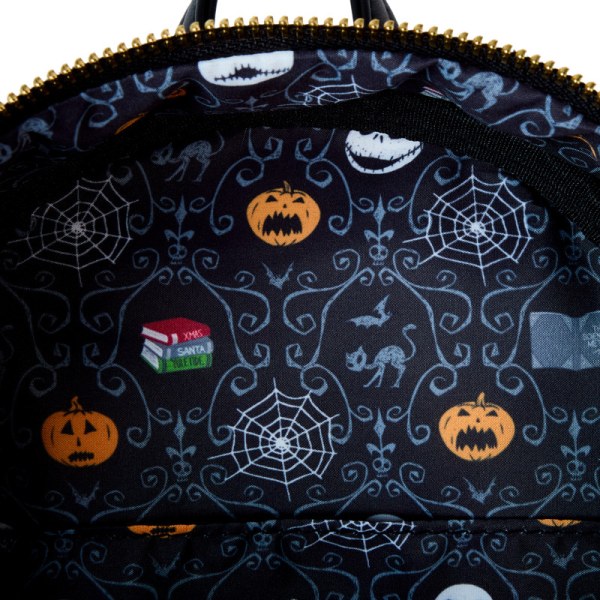 mini mochila luminosa Jack cosplay per la hora de dormir con el método científico - DISNEY LOUNGEFLY Pesadilla antes de Navidad