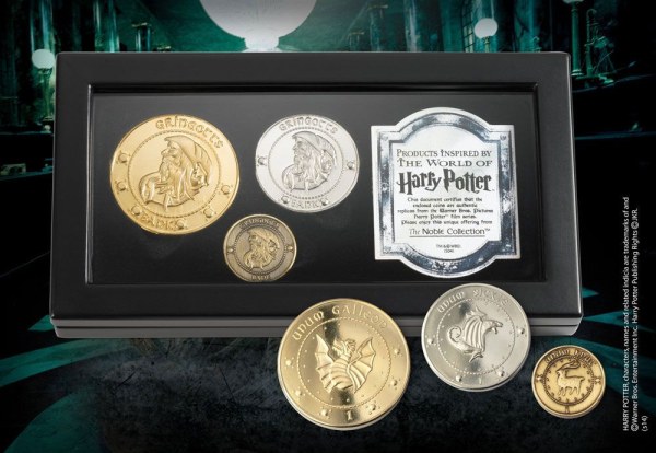 Monedas de duendes de Gringotts - Harry Potter