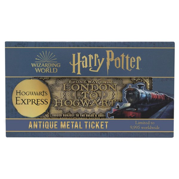Billete de tren de Hogwarts edición limitada - Harry Potter