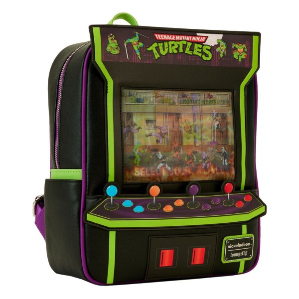 Mochilas Vintage Arcade 40° aniversario - Loungefly Tortugas Ninja
