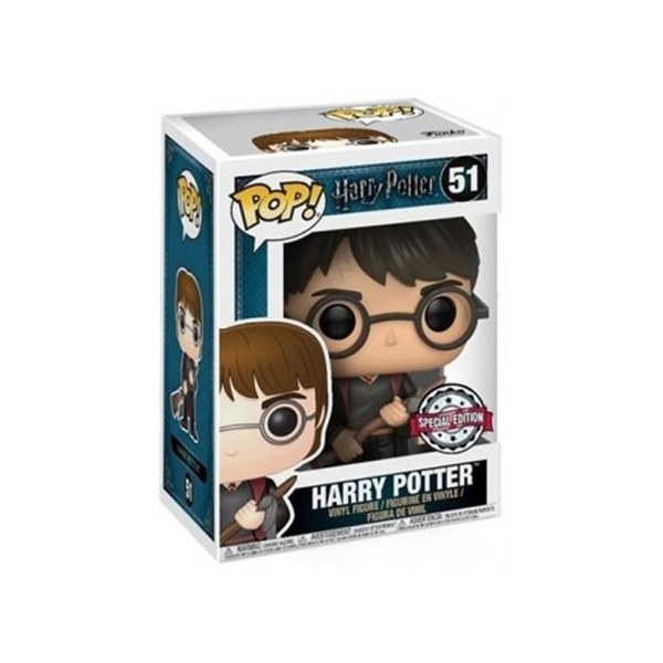 FUNKO POP! 51 Harry con saeta de fuego y pluma exclusivo - Harry Potter