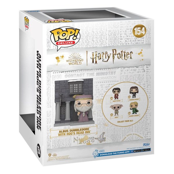 FUNKO POP! Deluxe 154 Dumbledore en Hog's Head, Hogsmeade - Harry Potter y la cámara secreta Aniversario