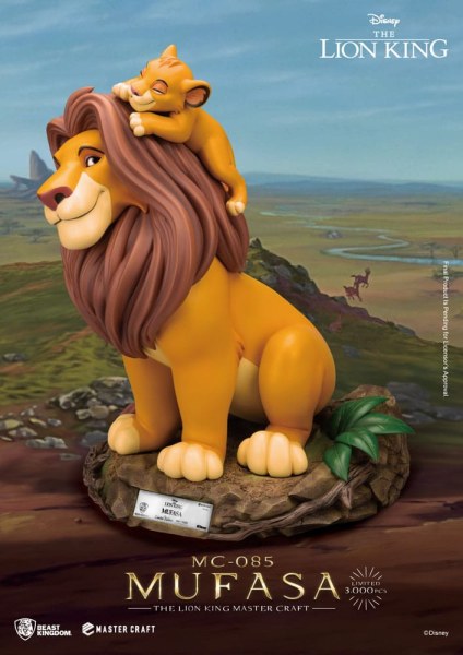 Mufasa El Rey León - Disney Mastercraft