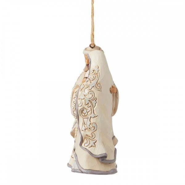 Adorno Sagrada Familia White Woodland - JIM SHORE HEARTWOOD CREEK