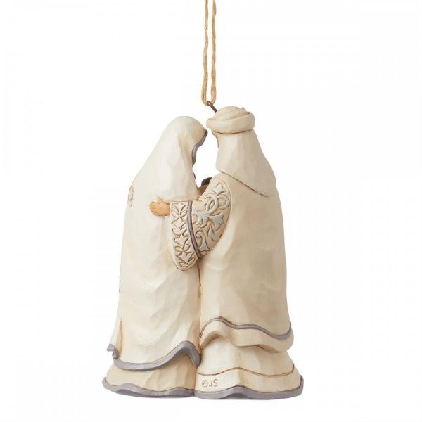 Adorno Sagrada Familia White Woodland - JIM SHORE HEARTWOOD CREEK