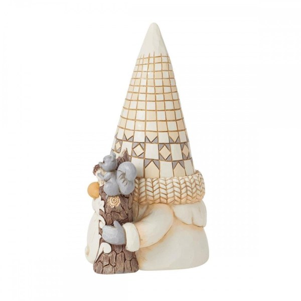 Figura gnomo leñador White Woodland - JIM SHORE HEARTWOOD CREEK