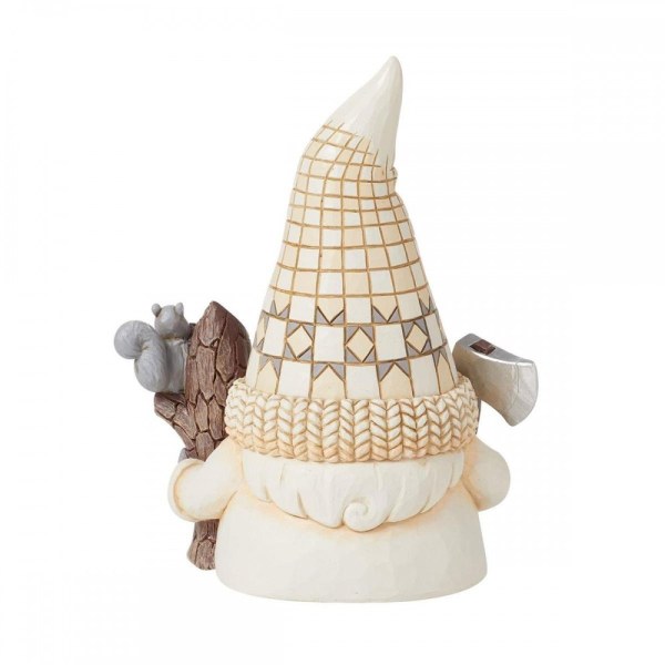 Figura gnomo leñador White Woodland - JIM SHORE HEARTWOOD CREEK
