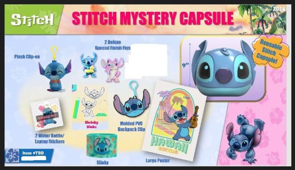 Set de regalo de cápsula Misterio jumbo de Stitch : Disney Lilo & Stitch