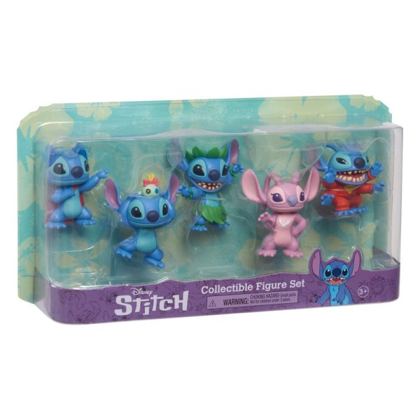 Pack 5 figuras Stitch - Disney Lilo & Stitch