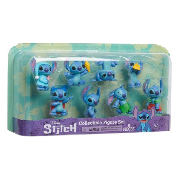 Pack 8 figuras Stitch - Disney Lilo & Stitch