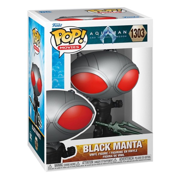 Figura POP! Vinilo Aquaman y el Reino Perdido Black Manta 9 cm