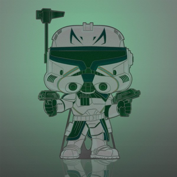 POP! Pin Capitán Rex (brillante en la oscuridad) - Loungefly Star Wars Clone Wars