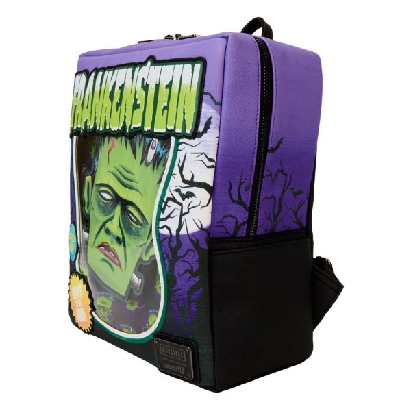 Mini mochilas Frankenstein máscara neón  - Loungefly Universal Monsters