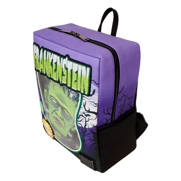 Mini mochilas Frankenstein máscara neón  - Loungefly Universal Monsters
