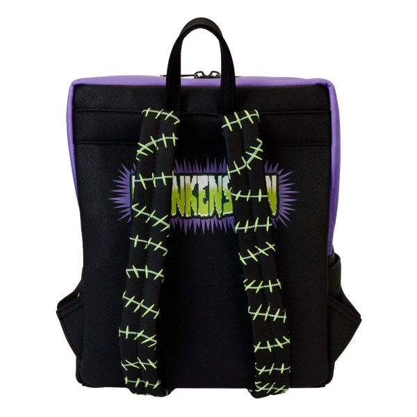Mini mochilas Frankenstein máscara neón  - Loungefly Universal Monsters