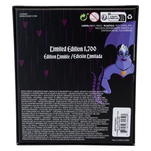 Pin Los villanos maldicen tus corazones - Disney Villains