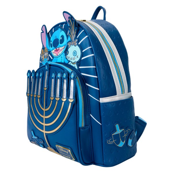 Mini Mochila con luz Stitch Menorá de Hanukkah - DISNEY LOUNGEFLY
