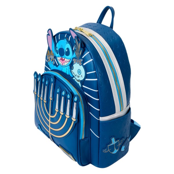 Mini Mochila con luz Stitch Menorá de Hanukkah - DISNEY LOUNGEFLY