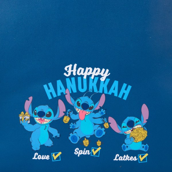Mini Mochila con luz Stitch Menorá de Hanukkah - DISNEY LOUNGEFLY