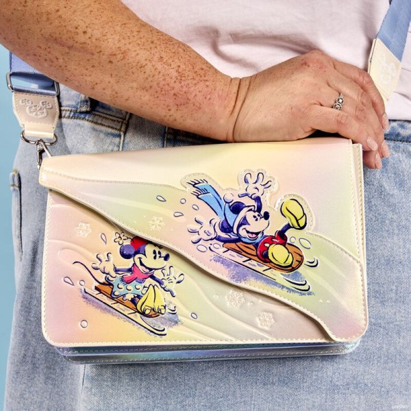 Bolso Bandolera Mickey & Amigos Winter Wonderland - DISNEY LOUNGEFLY