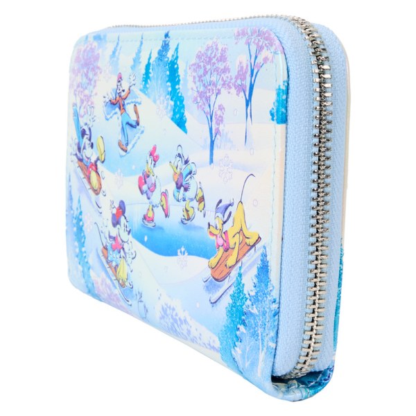 Cartera Winter Wonderland Scene Mickey y Amigos - DISNEY LOUNGEFLY