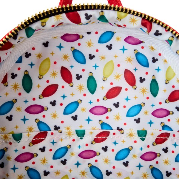 Mini Mochila con luces Navidad Mickey y Amigos - DISNEY LOUNGEFLY