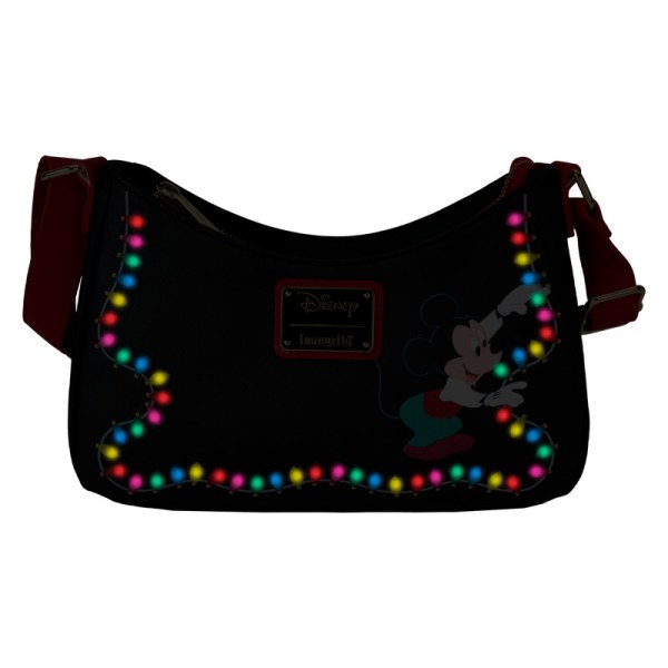 Bolso Bandolera Mickey y Amigos Decoraciones iluminado Navidad - DISNEY LOUNGEFLY