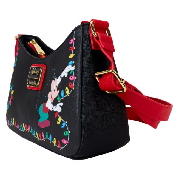 Bolso Bandolera Mickey y Amigos Decoraciones iluminado Navidad - DISNEY LOUNGEFLY