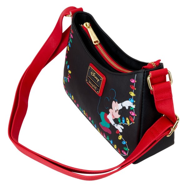 Bolso Bandolera Mickey y Amigos Decoraciones iluminado Navidad - DISNEY LOUNGEFLY