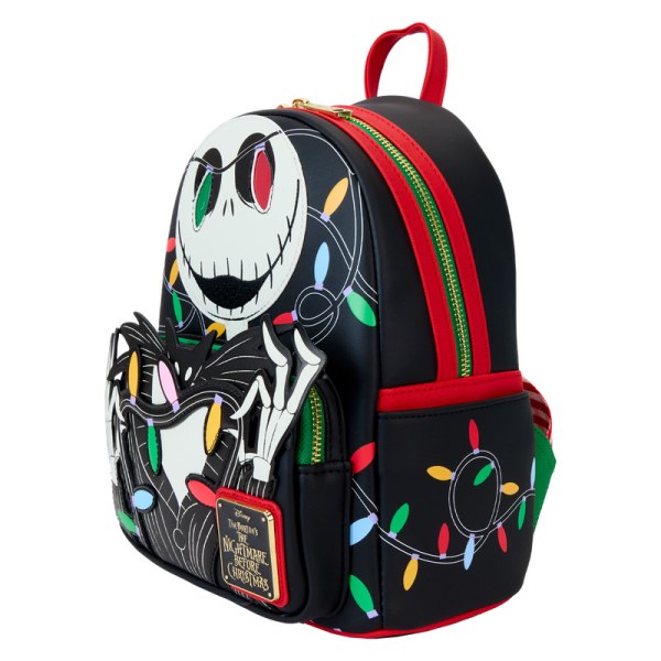 Mini Mochila luminosa Jack Wrapped In Lights - DISNEY LOUNGEFLY Pesadilla antes de Navidad