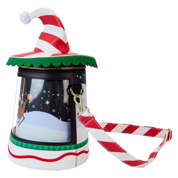 Bolso Bandolera carrusel de bastones de caramelo giratorio - DISNEY LOUNGEFLY Pesadilla antes de Navidad