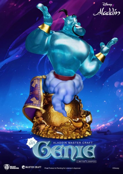 Estatuilla MasterCraft Genius 42 cm Edición Limitada - Disney Aladdín