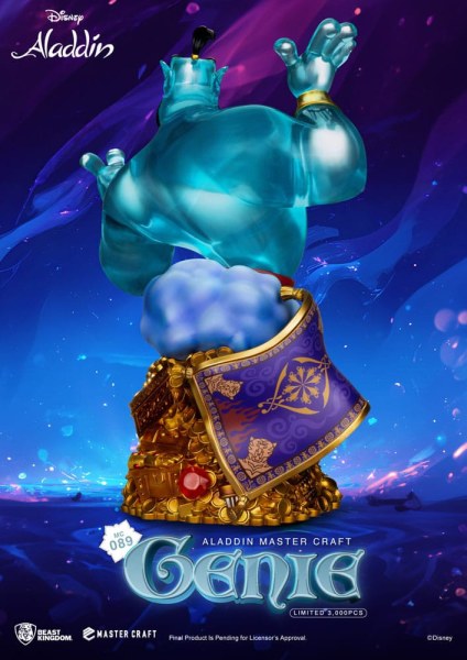 Estatuilla MasterCraft Genius 42 cm Edición Limitada - Disney Aladdín