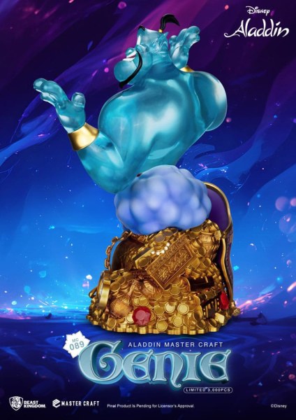 Estatuilla MasterCraft Genius 42 cm Edición Limitada - Disney Aladdín