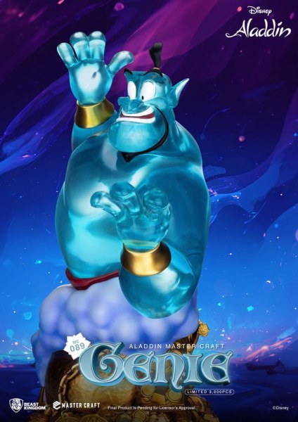 Estatuilla MasterCraft Genius 42 cm Edición Limitada - Disney Aladdín